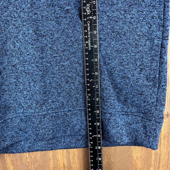 Eddie Bauer Mens Sweatshirt Blue Radiator Fleece Snap Mock Neck Long Sleeve M - Picture 9 of 13